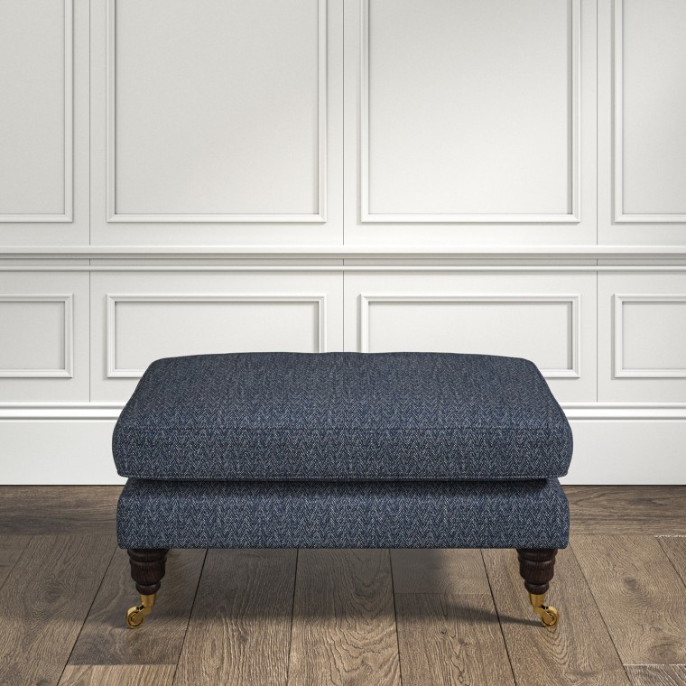 furniture bliss footstool safara indigo weave lifestyle