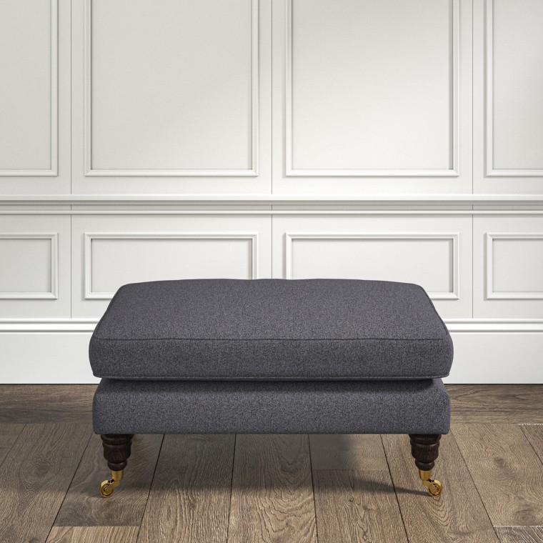 furniture bliss footstool viera indigo plain lifestyle