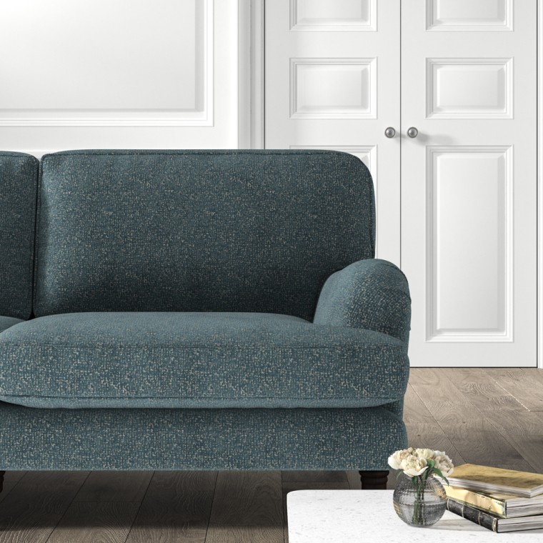 furniture bliss medium sofa yana teal weave lifestyle