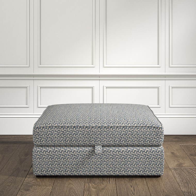 Cloud Storage Footstool Desta Denim