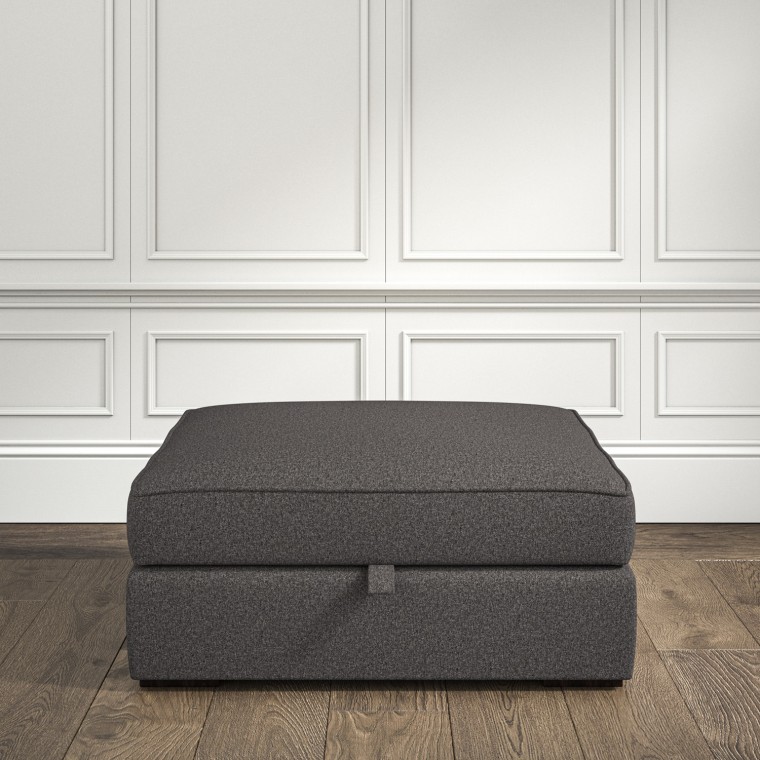 Cloud Storage Footstool Viera Charcoal