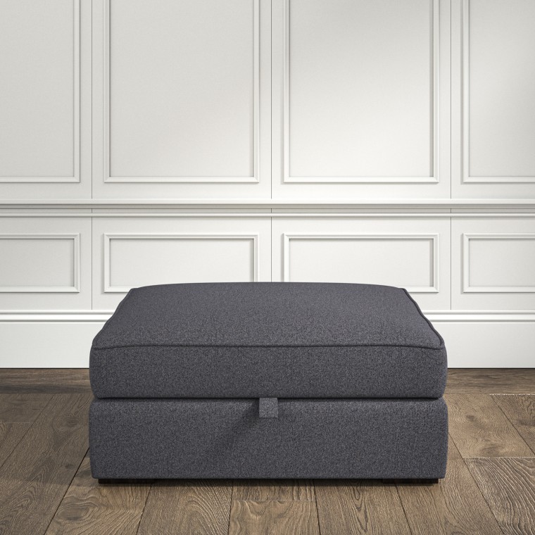 Cloud Storage Footstool Viera Indigo