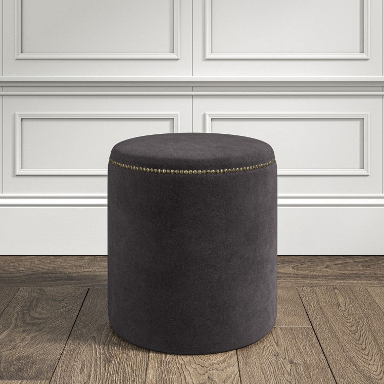 Malpaso Footstool Cosmos Charcoal