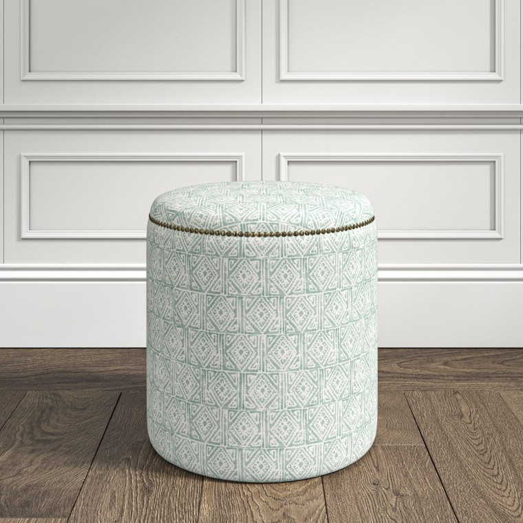 furniture malpaso footstool ellora mineral print lifestyle