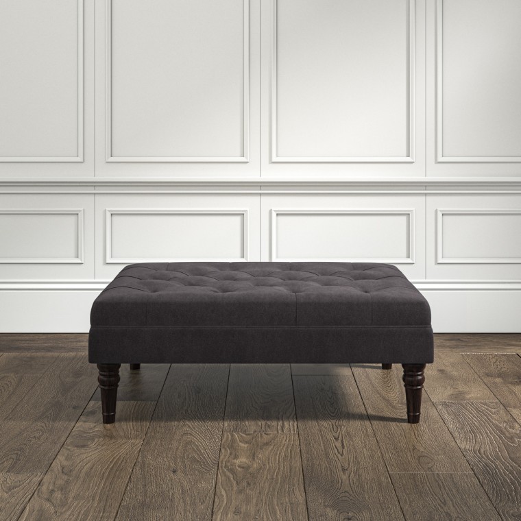 furniture monterey medium footstool cosmos charcoal plain lifestyle