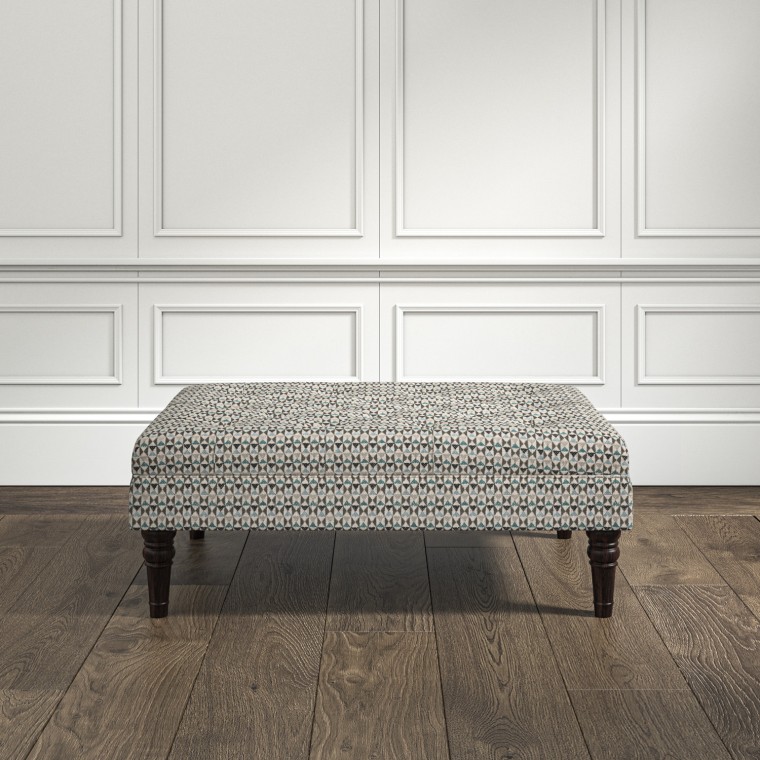 furniture monterey medium footstool nala aqua weave lifestyle