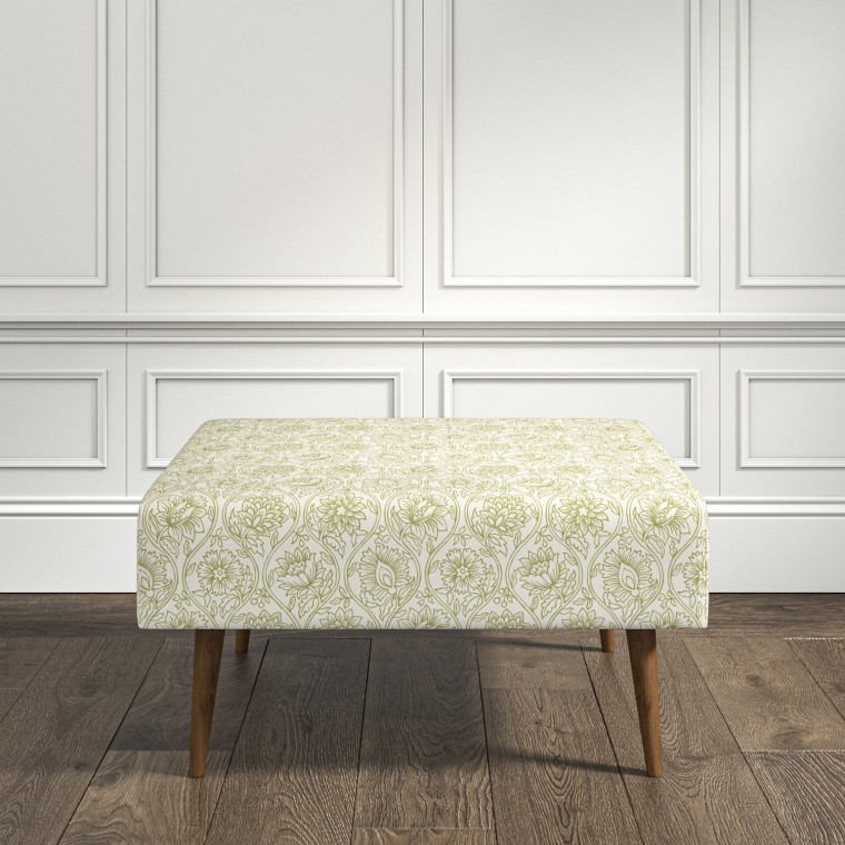 furniture ombu footstool lotus moss print lifestyle