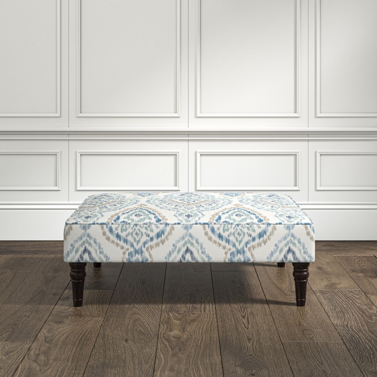 furniture savannah medium footstool suhani azure print lifestyle