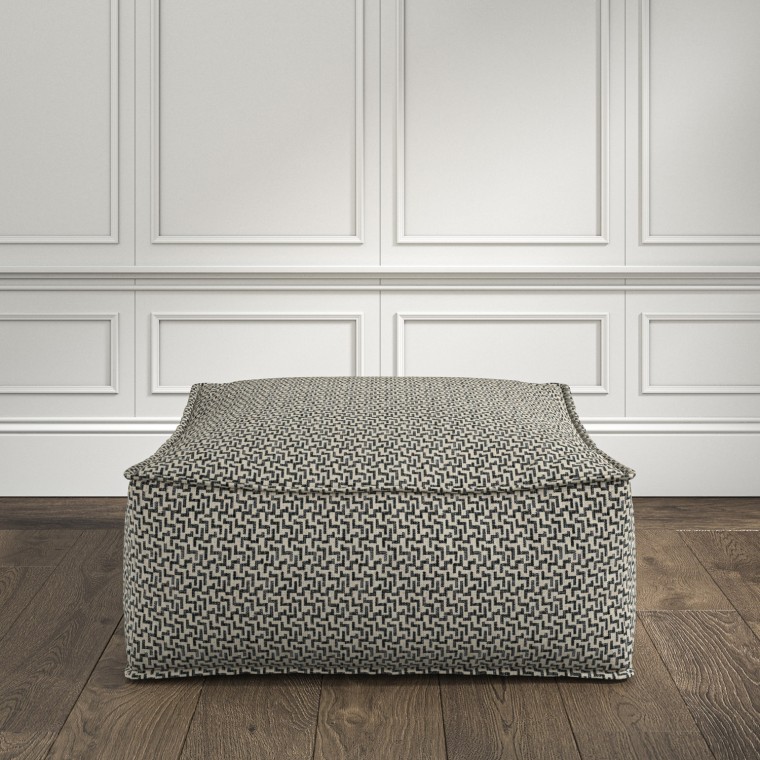 furniture zen pouffe desta charcoal weave lifestyle