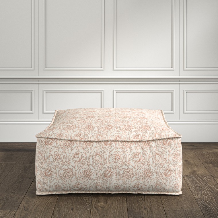 furniture zen pouffe lotus bay rose print lifestyle