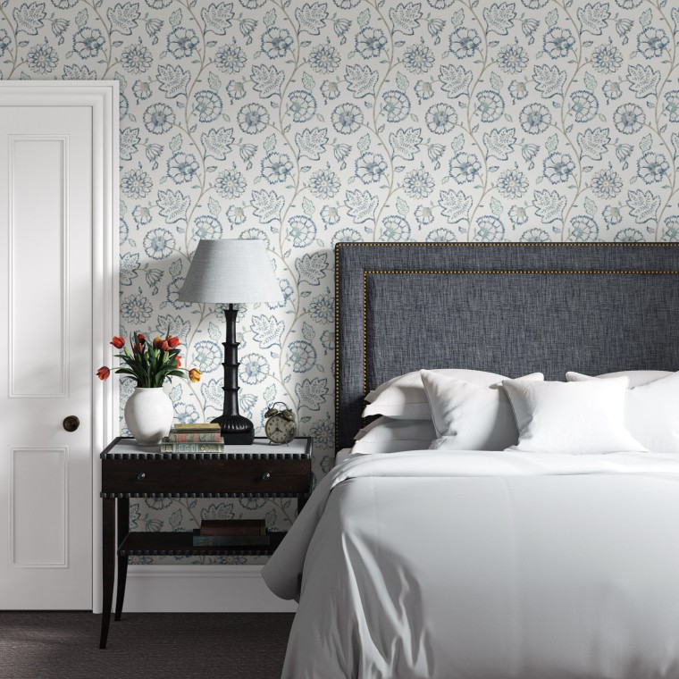 Painswick Headboard Kalinda Indigo