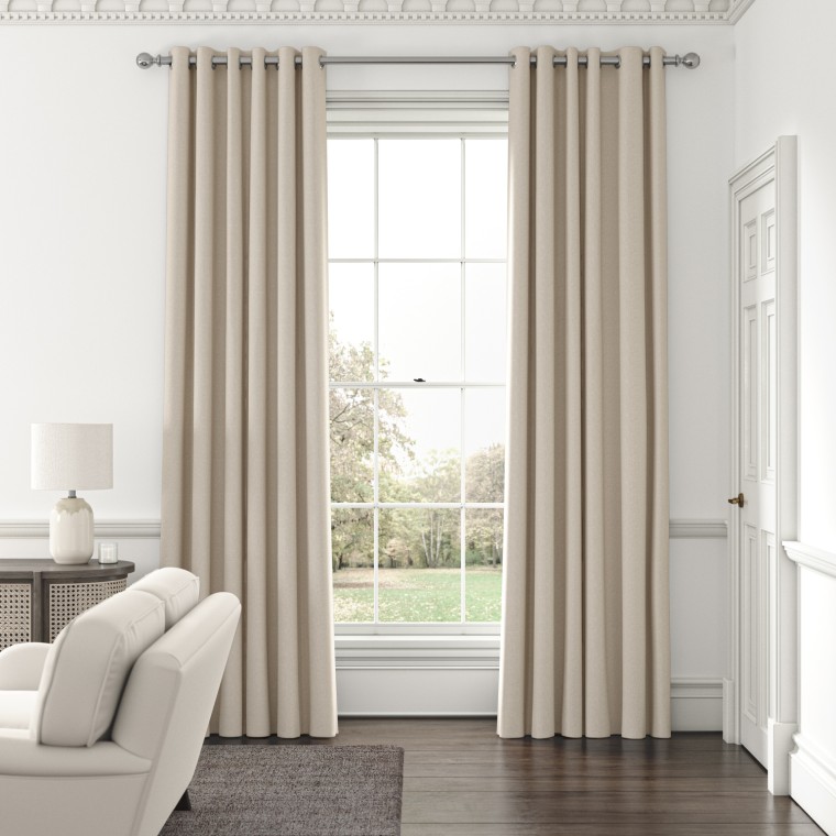 Asha Taupe Curtains