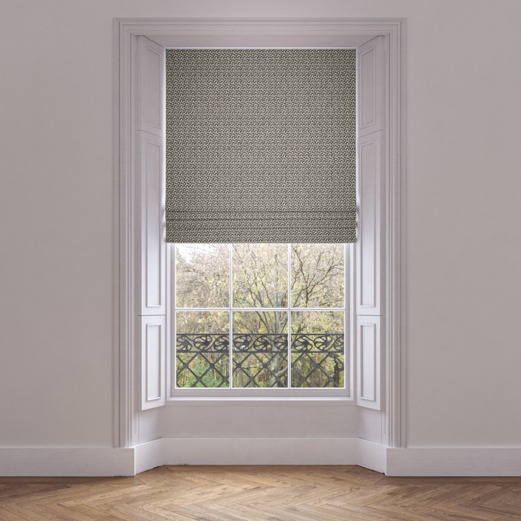 roman blind desta charcoal weave lifestyle 1