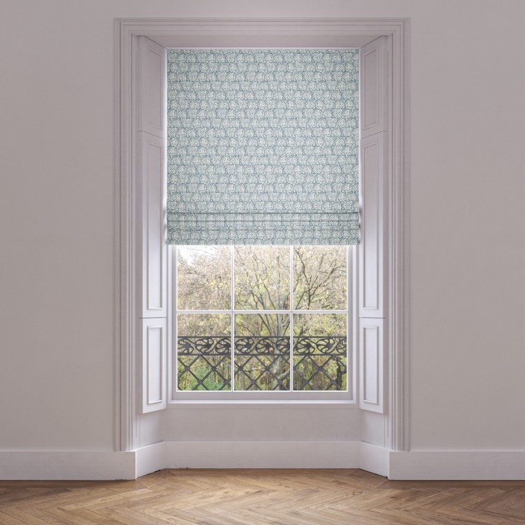 roman blind ellora marine print lifestyle 1