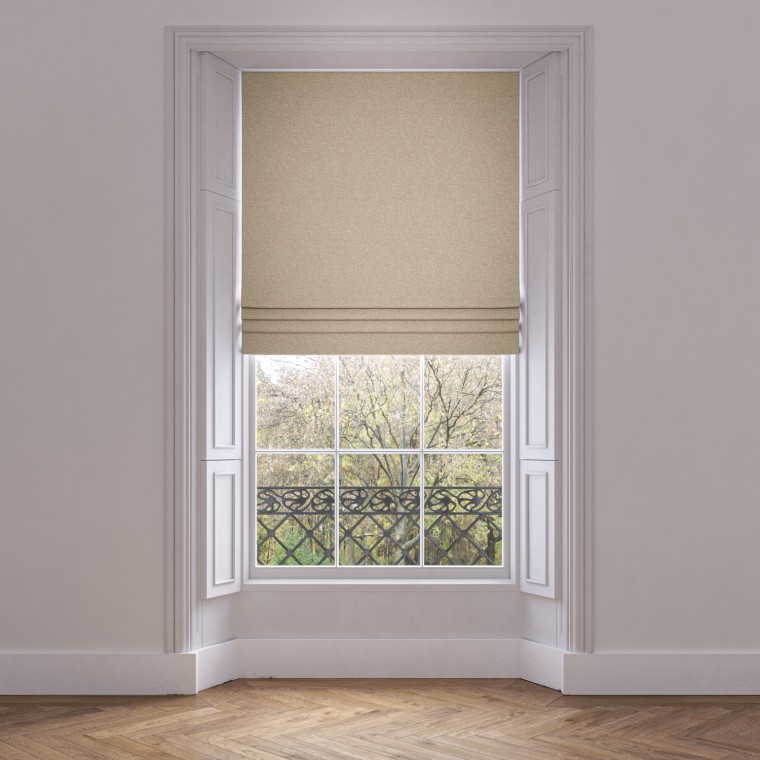 roman blind pascal mocha print lifestyle 1