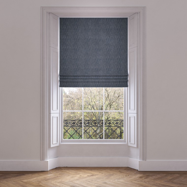 roman blind safara indigo weave lifestyle 1