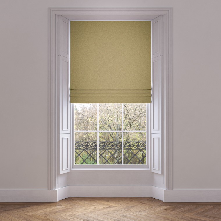 roman blind viera moss plain lifestyle 1