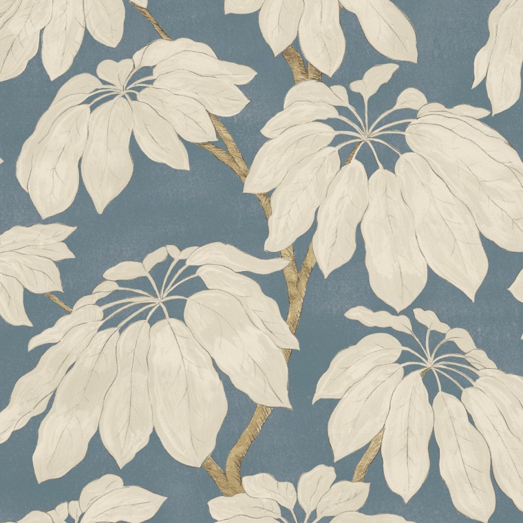 Wallpaper Pondicherry Denim Flat