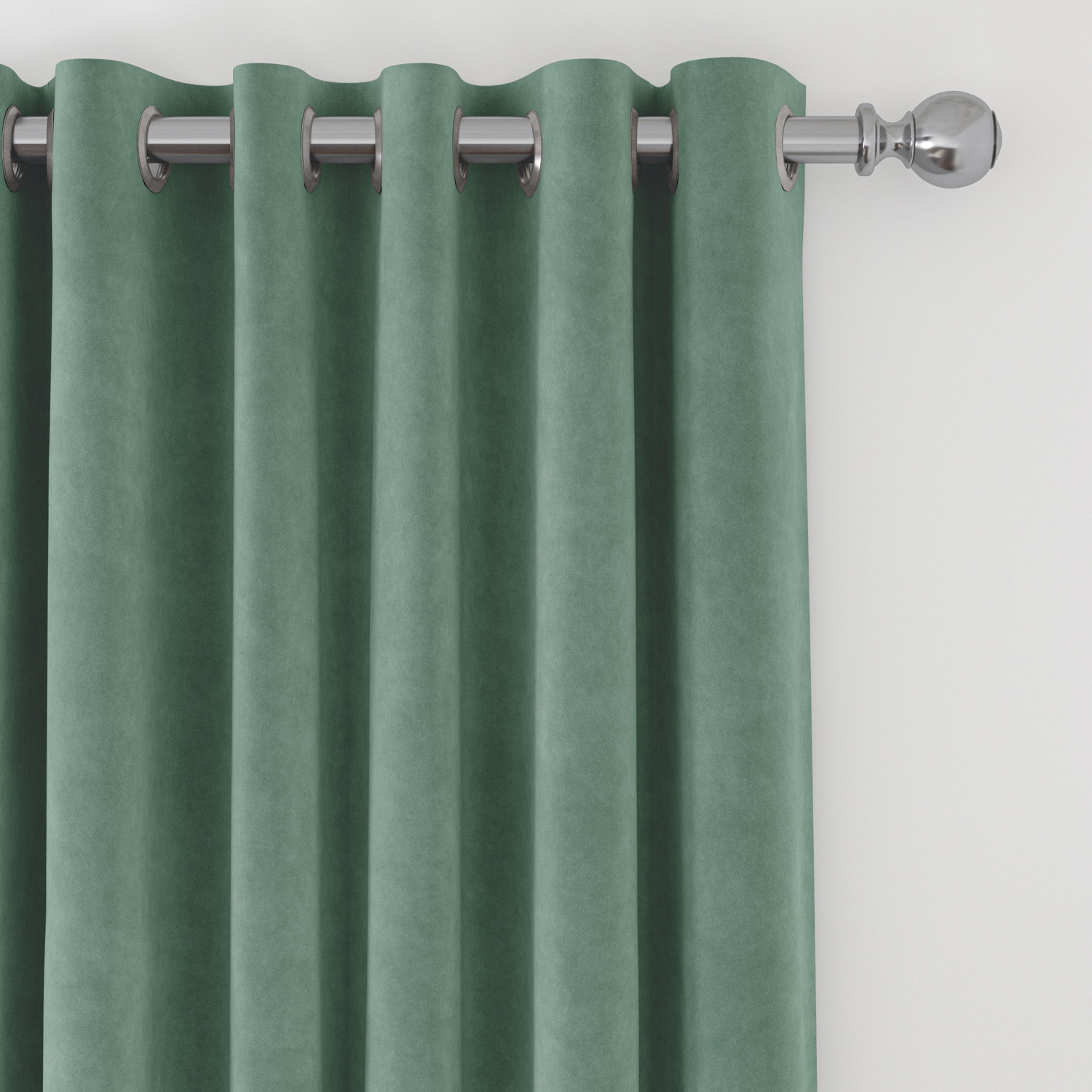 Green Velvet Made to Measure Curtains