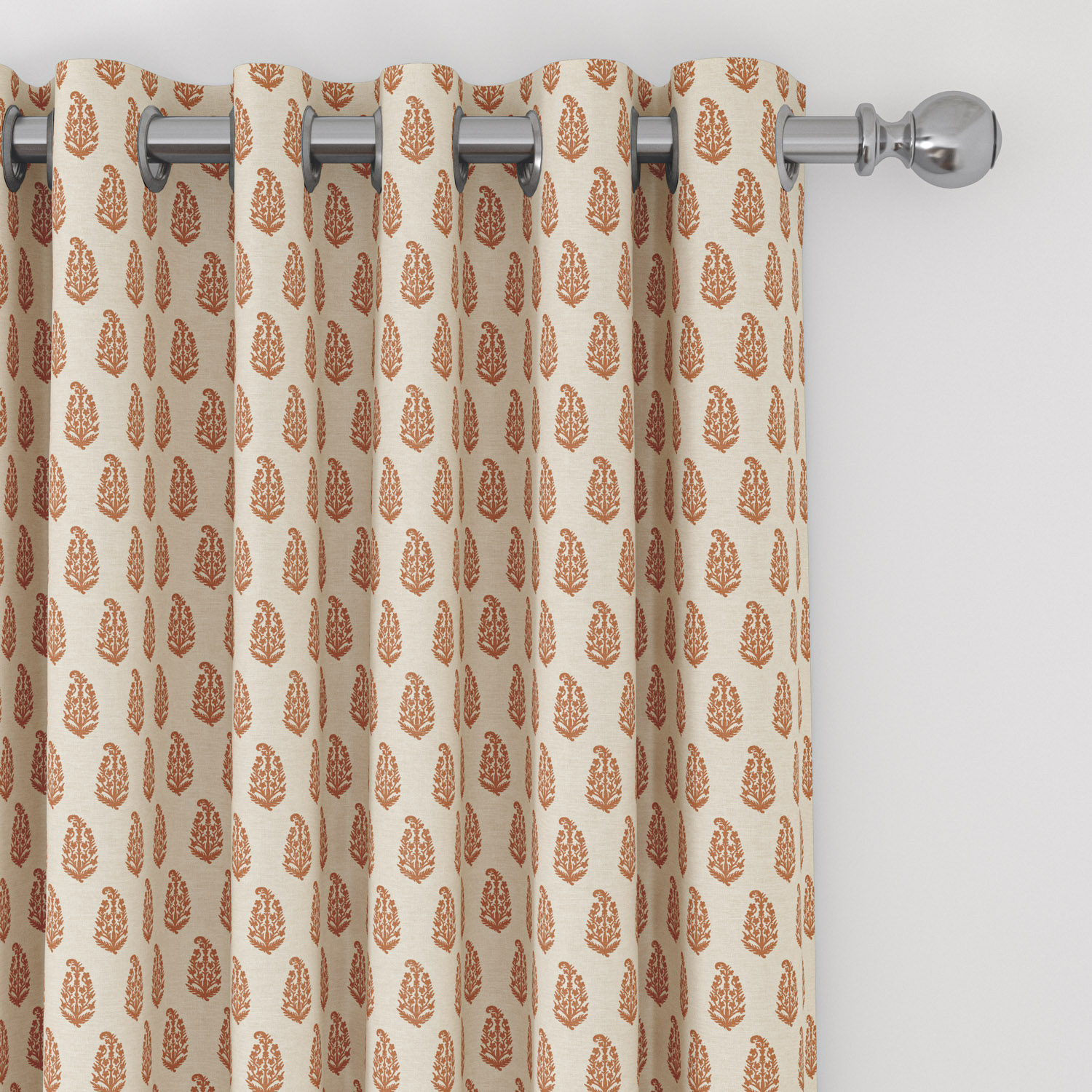 Rust Made to Measure Curtains