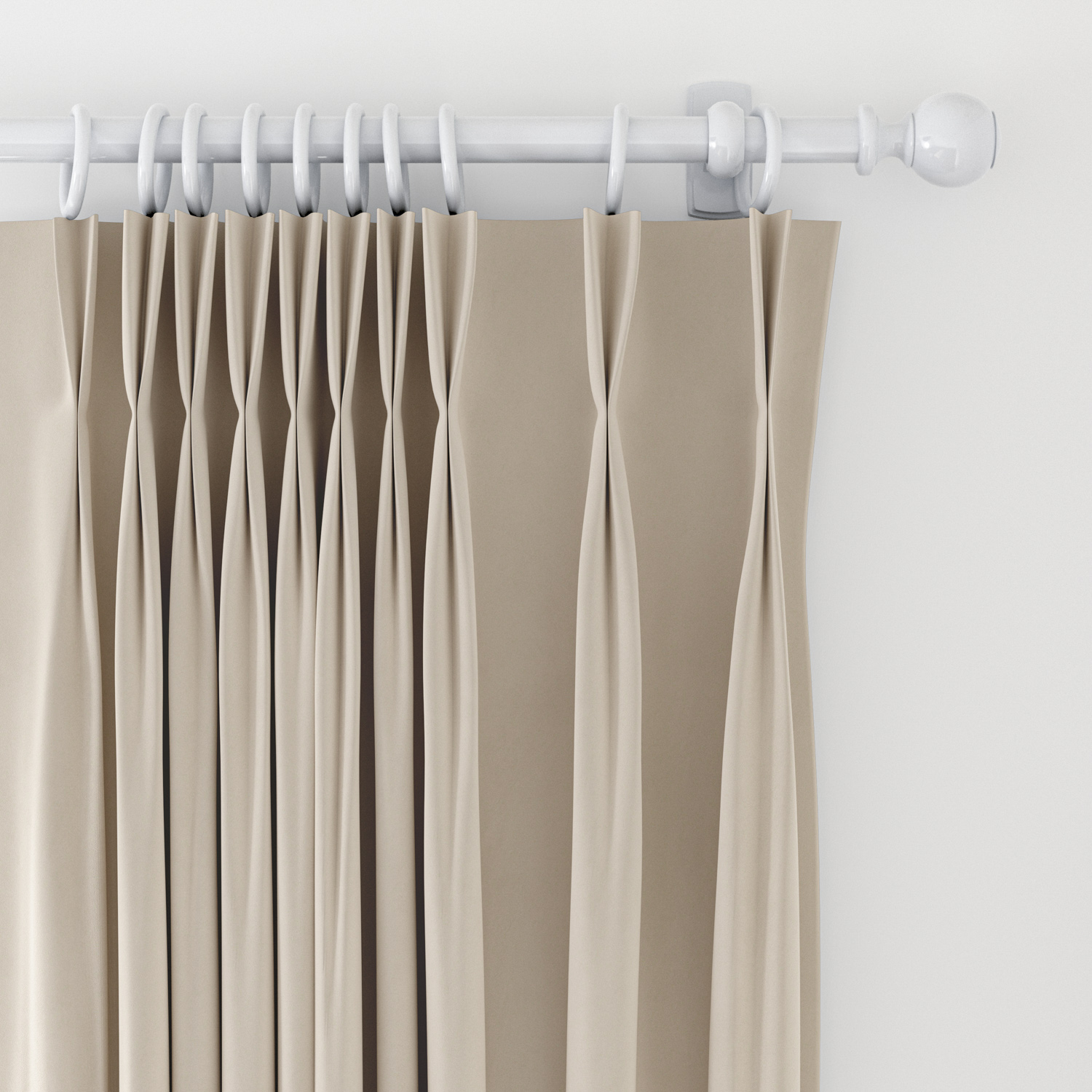 Taupe Velvet Made to Measure Curtains